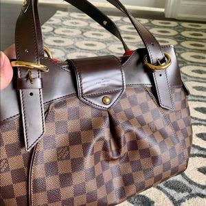 Louis Vuitton Sistina MM Ebene Bag